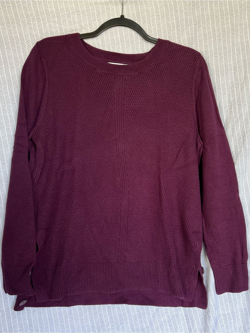 Reitmans XL Women's Crewneck Sweater in Plum